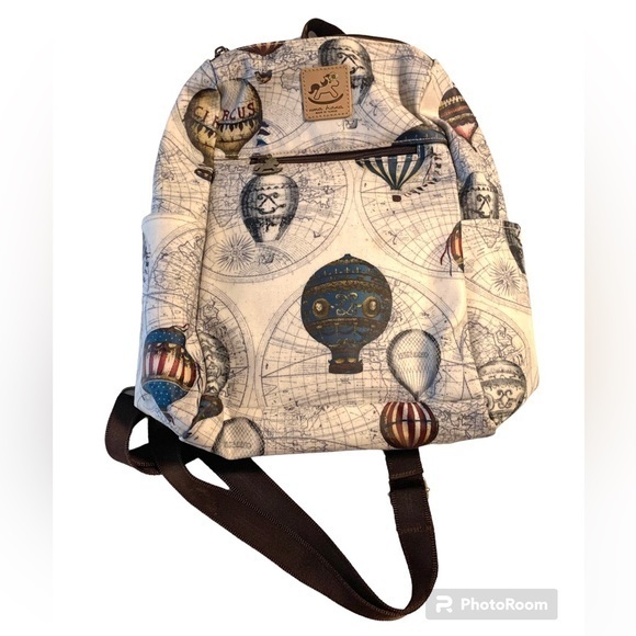 Uma Hana Waterproof Enjoy The Little Things Circus Flying Air Balloon Backpack - Picture 1 of 16